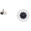 Swan Figurines Tabletop Ornament Art Crafts Couple's Decor Table Decoration Flower Shaped Hanging