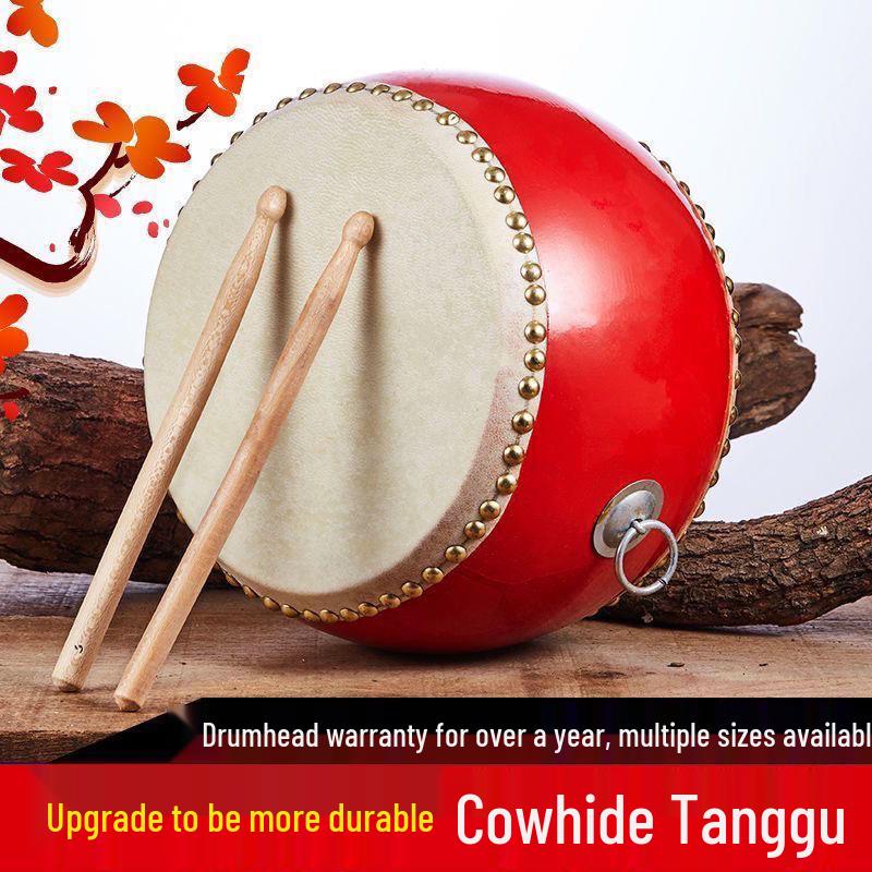Durable Cowhide Tanggu Drum for Children - Percussion Instrument