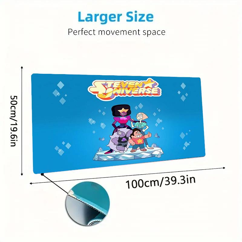 Steven Universo Color Mouse Pad Large Gaming Table Cushion Non-slip Laptop Tablet Big Mousepad XXL Mat Mini PC Playmat With Lock Edge