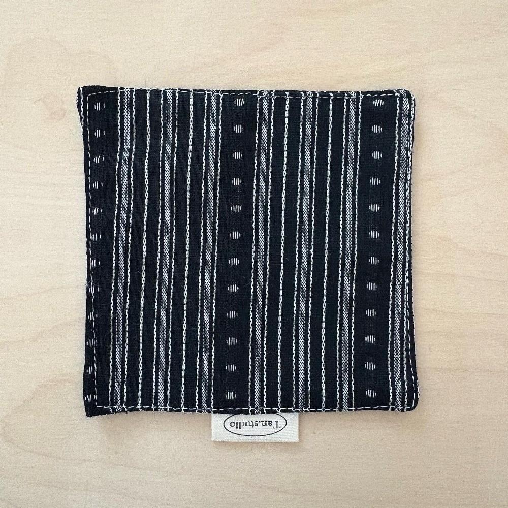 Retro Colored Water Cup Mat Cotton Decorative Fabric Coaster Quilted Placemats Home Decor