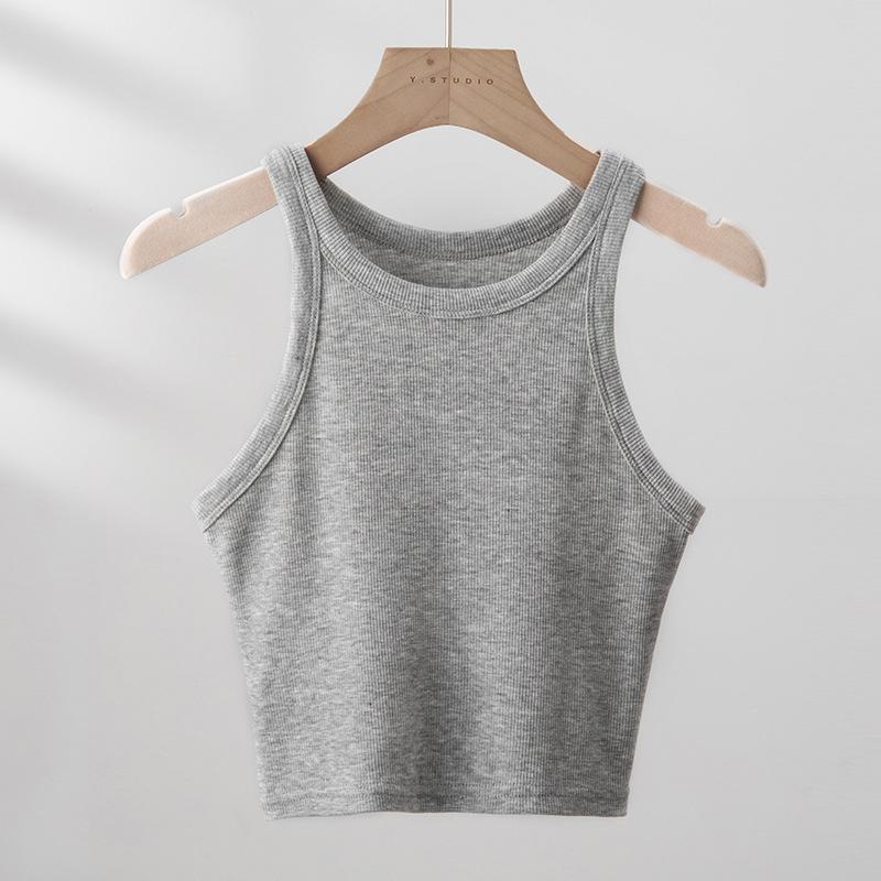 Pure Cotton Markless Outer Vest Spring and Summer New Beautiful Back Wrapping Small Suspender Without Steel Bandeach Inner Top