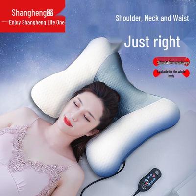 Shangheng Smart Neck and Shoulder Massage Pillow with Heat CN Plug (adapter Included)