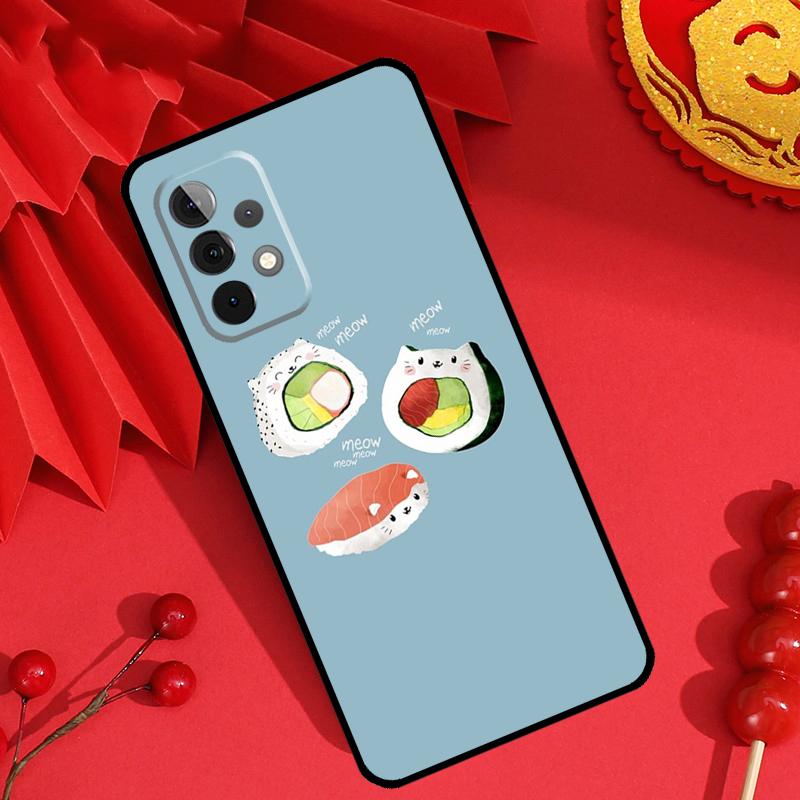 Sushi Food Case For Samsung Galaxy M15 M55 M31 M13 M11 M12 M14 M06 M16 M36 M56 M53 M32 M52 M35 M34 M54