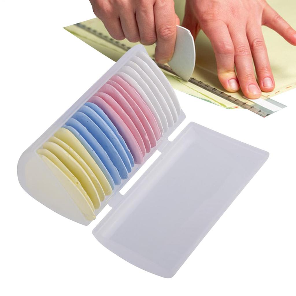 Triangle Tailors Chalk Erasable Fabric Marking Tool for Sewing, Quilting, Dressmaking, Professional Tailor & Designer Supplies