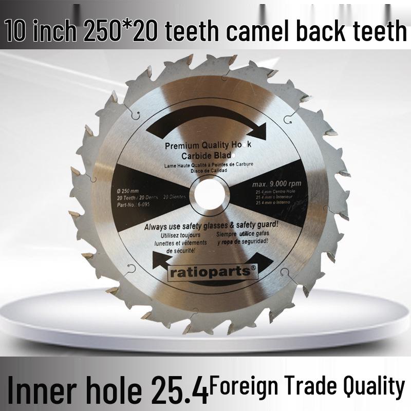 

10 250x20T Пильний диск по дереву проти каменю для газобетону 10 inch 250*20 teeth (1 piece)