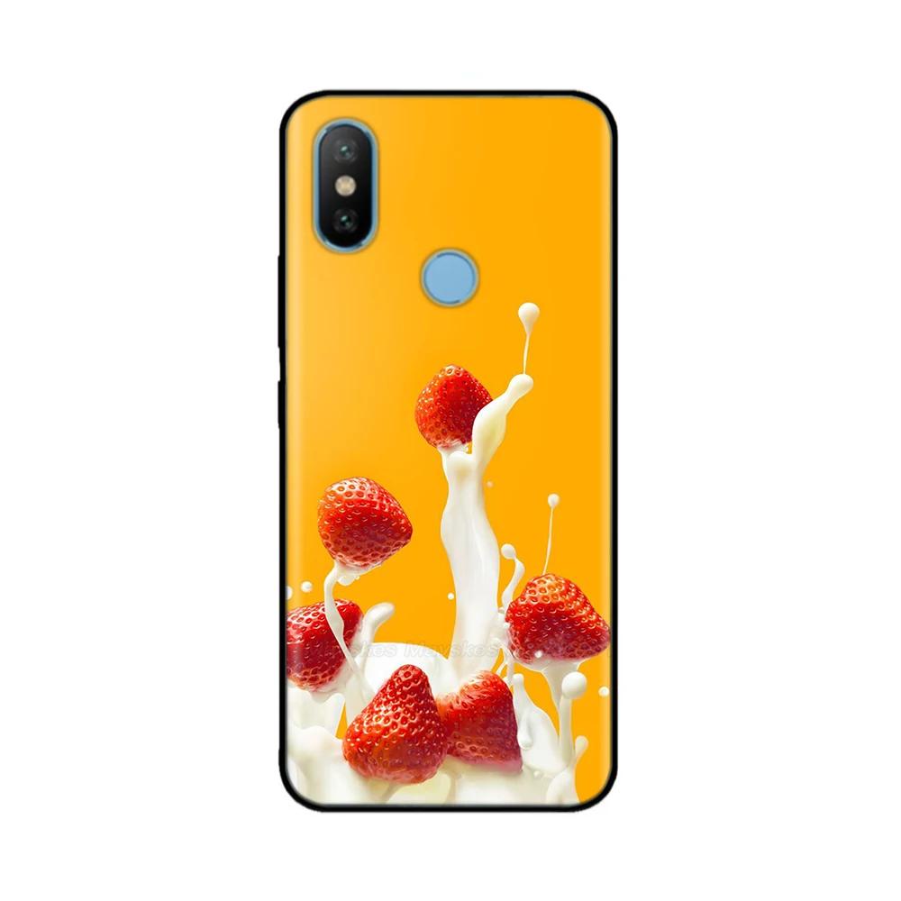 For Xiaomi Mi A2 Lite MiA2 Case Cute Heart Flower Back Cover Soft Silicone Phone Case For Xiaomi Mi A2 Lite A2lite Fundas Bumper
