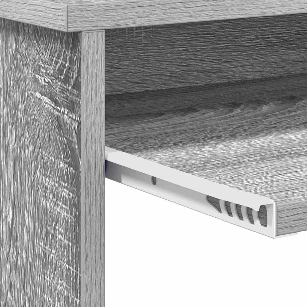 Desk in Grey Sonoma 120.5 x 44 x 88.5 cm engineered wood
