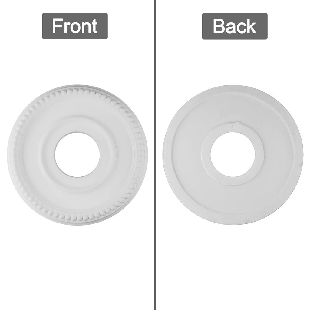 Ceiling Fan Light Fixtures Covers Plate Lamp Panel Round Pu Decorative Ceiling Light Pendant Lamp Base Ceiling Party Decorations