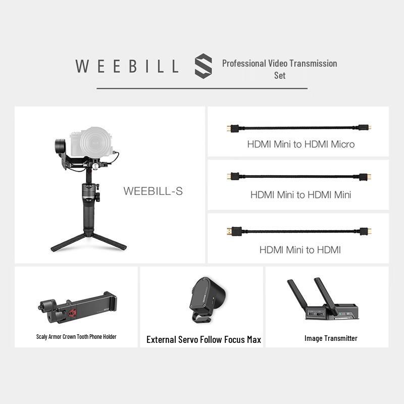 Zhiyun Weebill S Handheld Gimbal Stabilizer for DSLR & Mirrorless Cameras