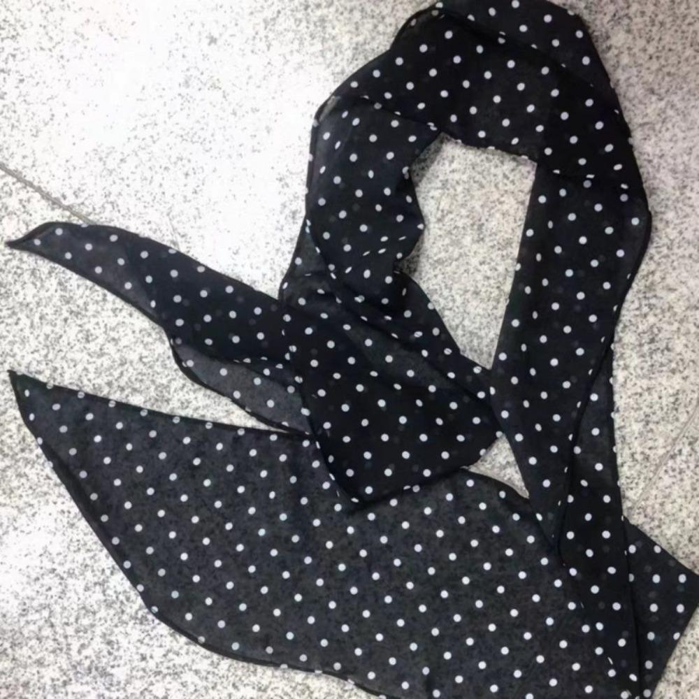 

195*4cm Leopard Scarf Leopard Print Neckerchief Fashion Women Belt Women Polka Dot