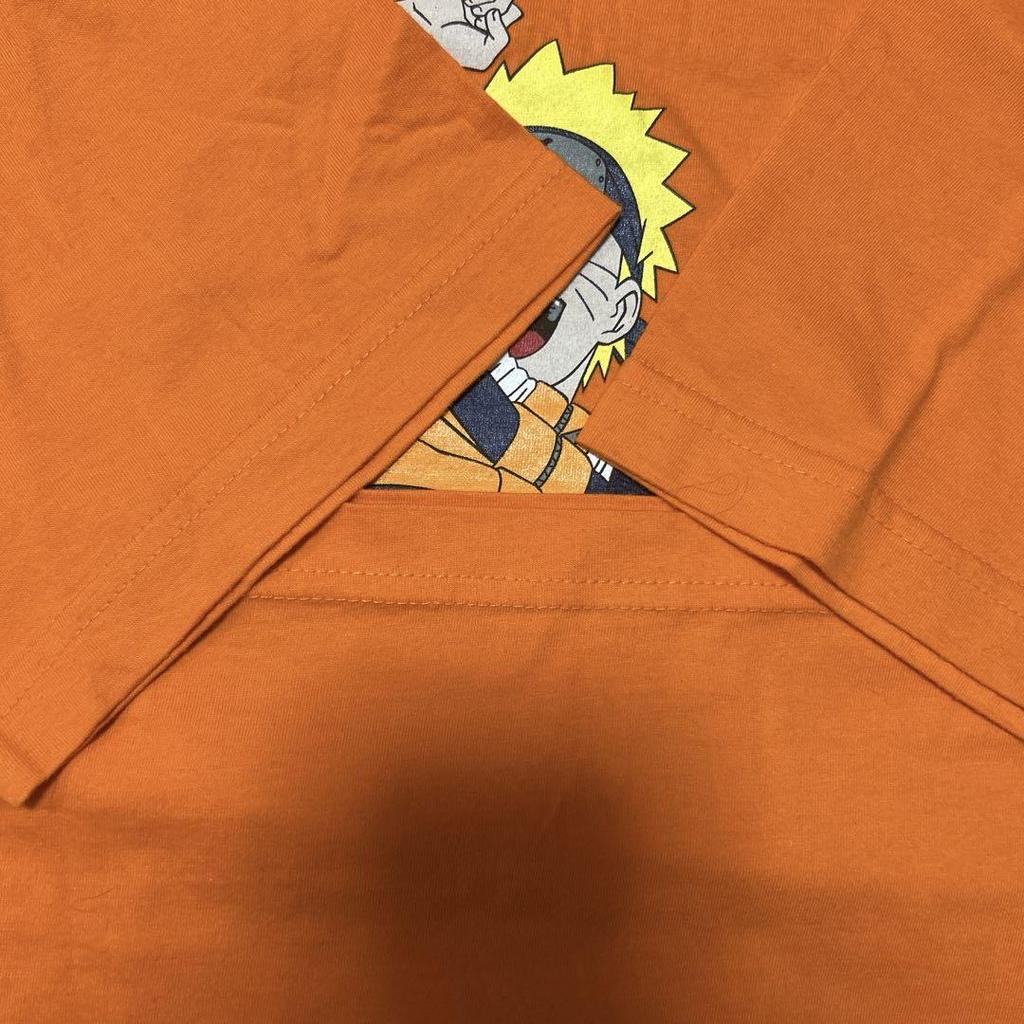 [USED] 2000s Naruto Anime T-shirt, Orange, Excellent Condition, Extremely Rare