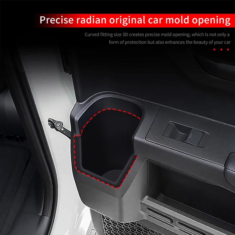 For 2024-2026 Toyota 4Runner Second Row Car Door Silicone Coaster Interior Upgraded Accessories