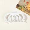 Korean Style Acrylic Solid Color Hair Clip Women's High-end Fashion Shark Clip Hair Accessories