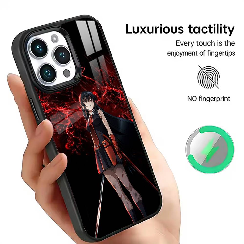 

Akame ga Kill Akame Phone Case For iPhone17,16,15,14,13,12,11 Plus,Pro Magnetic For Magsafe Wireless Charging iPhone14Plus