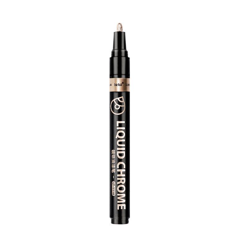 Letu Metallic Mirror Electroplating Marker Pen for DIY Graffiti and Gundam Model Touch-Up