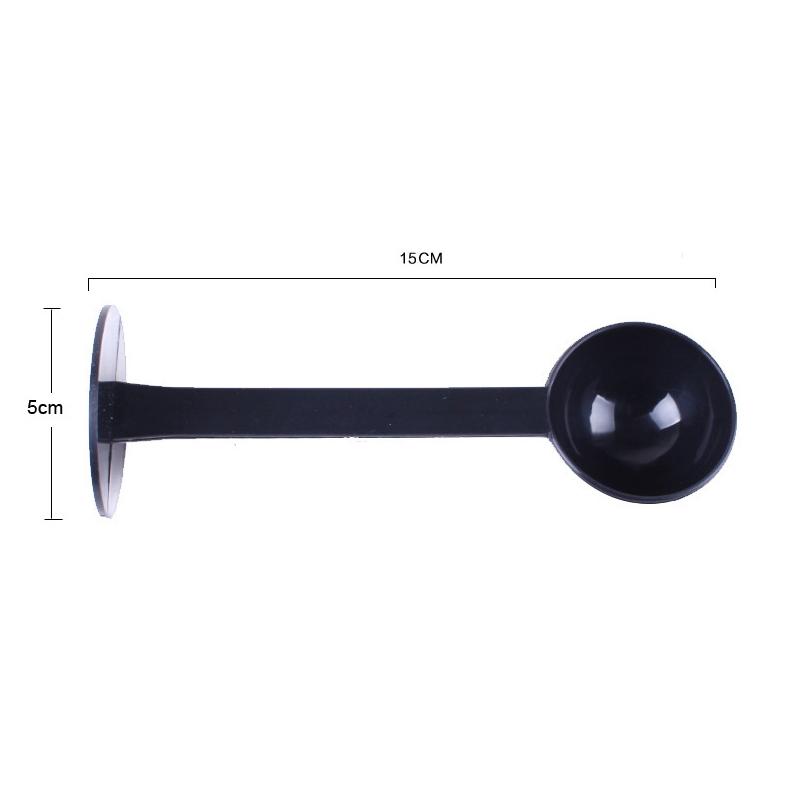 Coffee Spoon Tamping Scoop 2 in 1 for Coffee Powder Coffeeware Measuring Tamper Spoon Plastic Kitchen Accessories 1Pcs