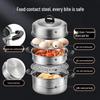 MAXCOOK Thickened Dual-use Soup Steamer Pot