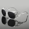 Safety Glasses Windproof Dustproof Goggles for Men Women Blue Blocking Protective Eyewear Large Frame Transparent Sunglasses