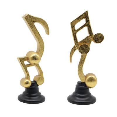 Muzikale Sculptuur Muzieknoot Beeldjes Ornament Muziek Symbolen Beelden Bureau Decoratie Muziekdocent Cadeau Souvenir