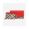 Daks Red Check Color Block 3 Fold Wallet Dcwa2e403