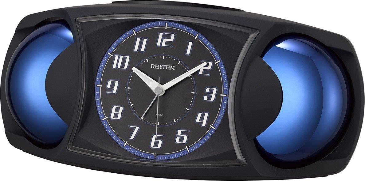 

RHYTHM Alarm Clock, Loud Analog, Battle MAX X, Bell Sound, Black, RHYTHM 4RA482SR02