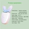USB Rechargeable U-Shaped Electric Toothbrush 360° Silicone Head Waterproof Automatic Sonic Oral Care Tool
