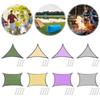 Sun Shade Sail Canopy UV Block Oxford Cloth Sunlight Block Awning Breathable Sun Shade Cloth for Outdoor Patio Garden Backyard