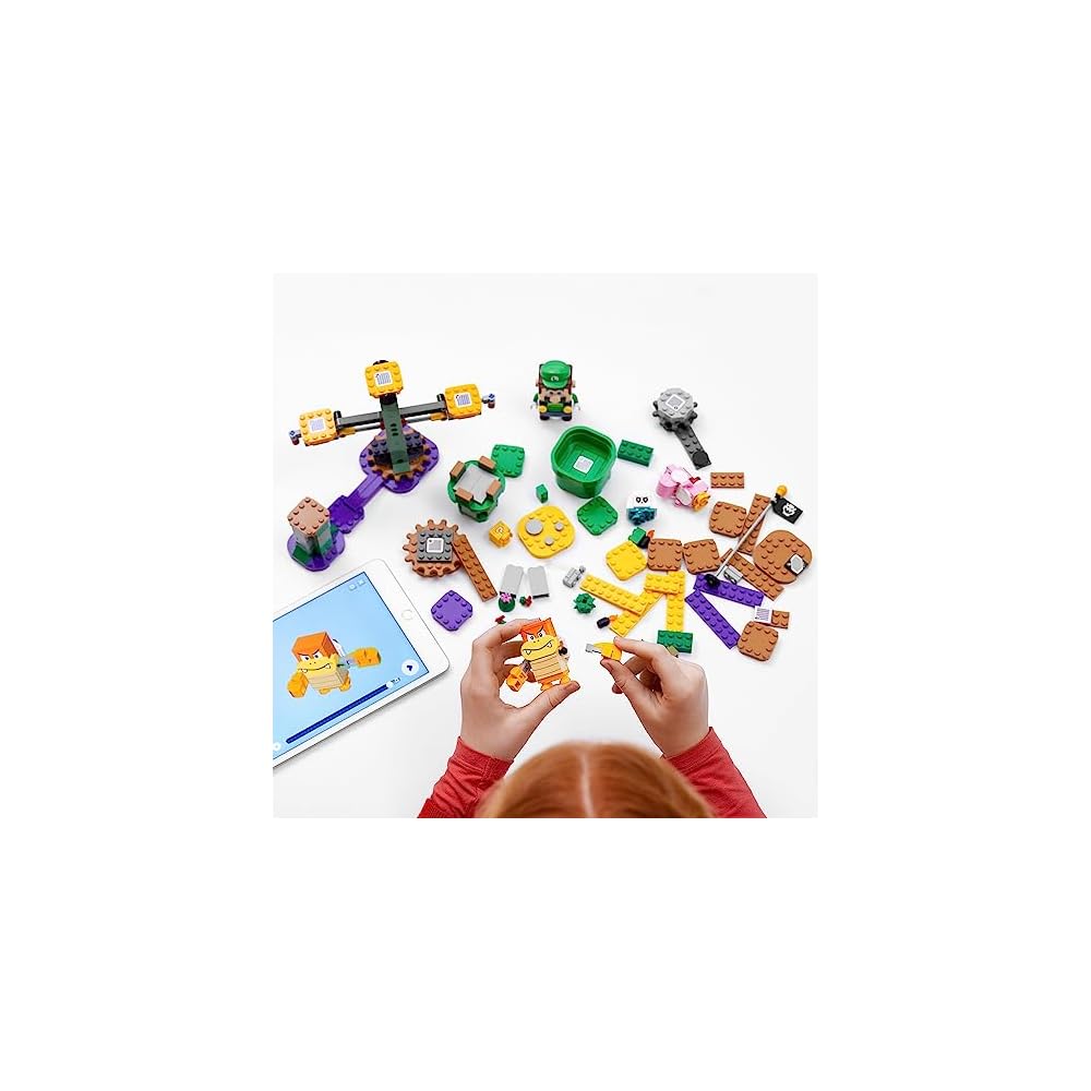 LEGO Super Mario Luigi Starter Set 71387 Adventure Toy for Boys and Girls Educational Figure Game 6 Years and Up