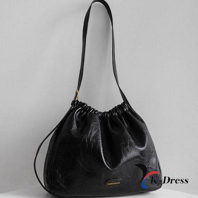 Large Shirring Vintage Crossbody Shoulder Bag (1 Color)