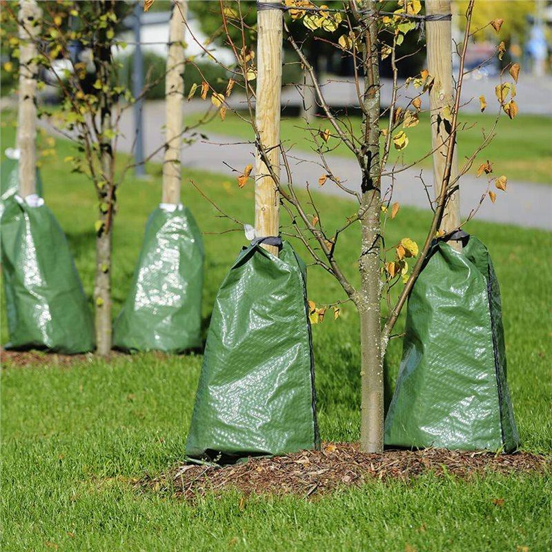 A27F-Tree Watering Bag-2 Pack 20 Gallon-Zipper Closure Automatic Irrigation System For Plants Trees Release