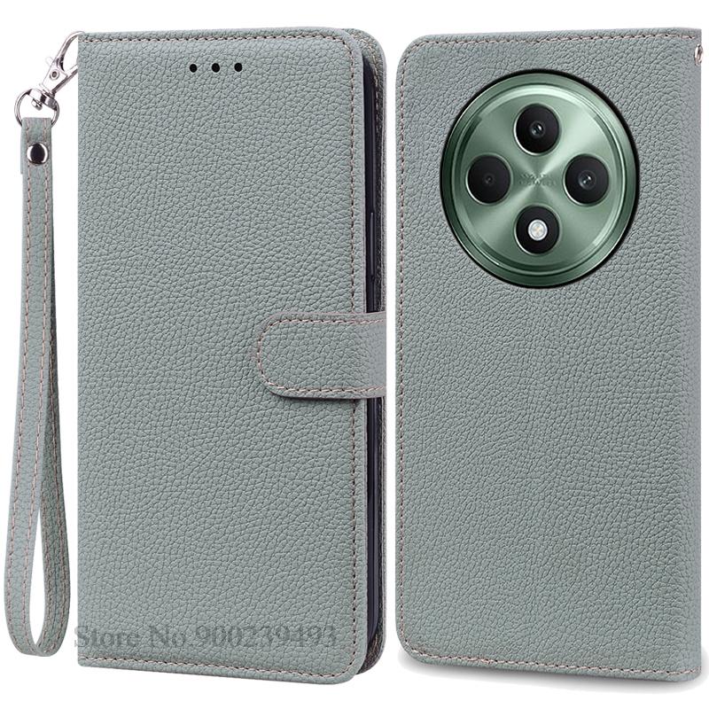 For Oppo Reno 12 FS 5G Etui Lommebok Lær Flip Cover For Oppo Reno 12F Etui Reno 12FS 12 F Reno12F Reno12 Fs Telefonetui Fundas