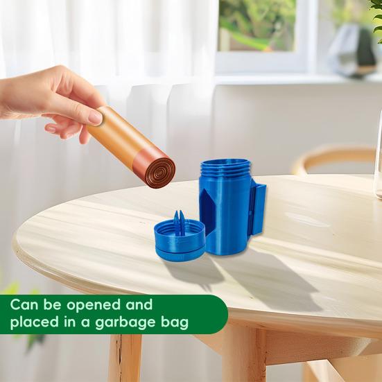 Pet Wast Bag Dispenser Portable Dog Poop Bag Dispenser Bone Shape Waste Bag Holder for Leashes Dog Walking Accessory