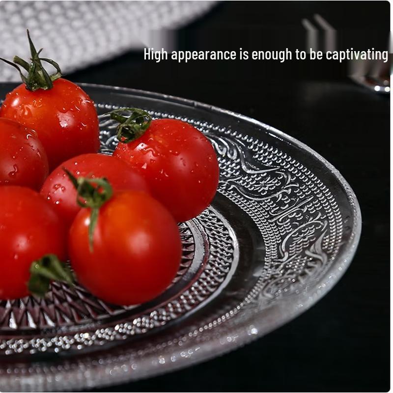SIFAR European Style Glass Fruit Plate
