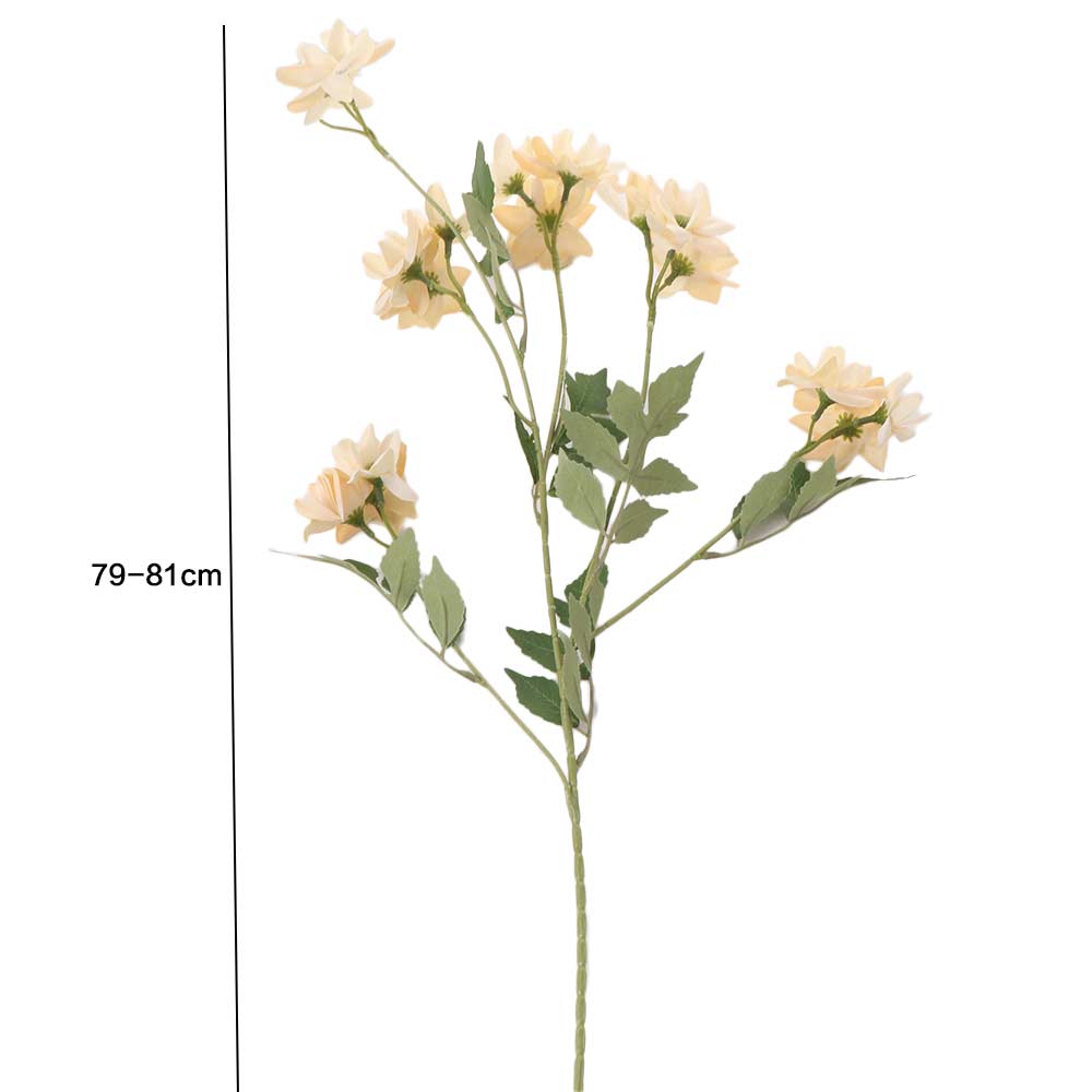 Beautiful Silk  Simulation Jasmine Real Touch Fake Flower  Office Desktop Decoration
