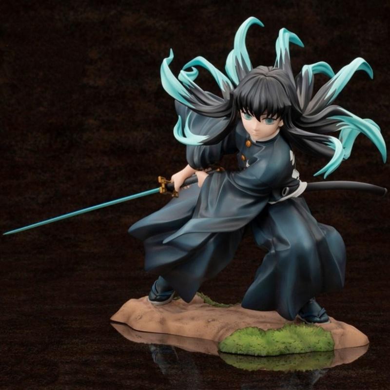 18cm Anime Muichiro Tokitou Battle Form Action Figure Articulated Pvc Model Trend Toy Desktop Ornament Statue Collection Gifts