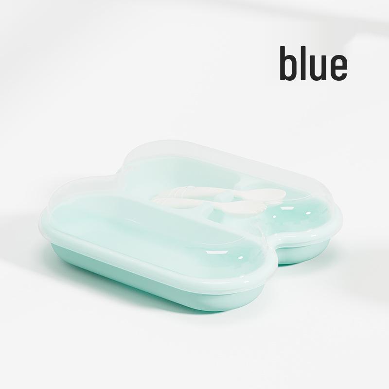 Microwaveable, Compartmentalized Food-Grade Plastic Bento Lunch Box for Office Workers