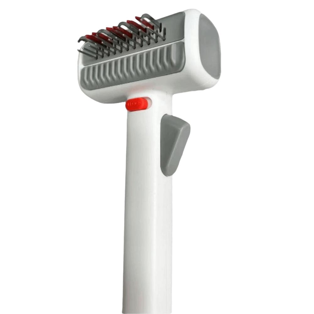 

Safety Lock Buckle Pet Dematting Comb One-click Hair Removal Cat Grooming Brush for Cats Dogs белый