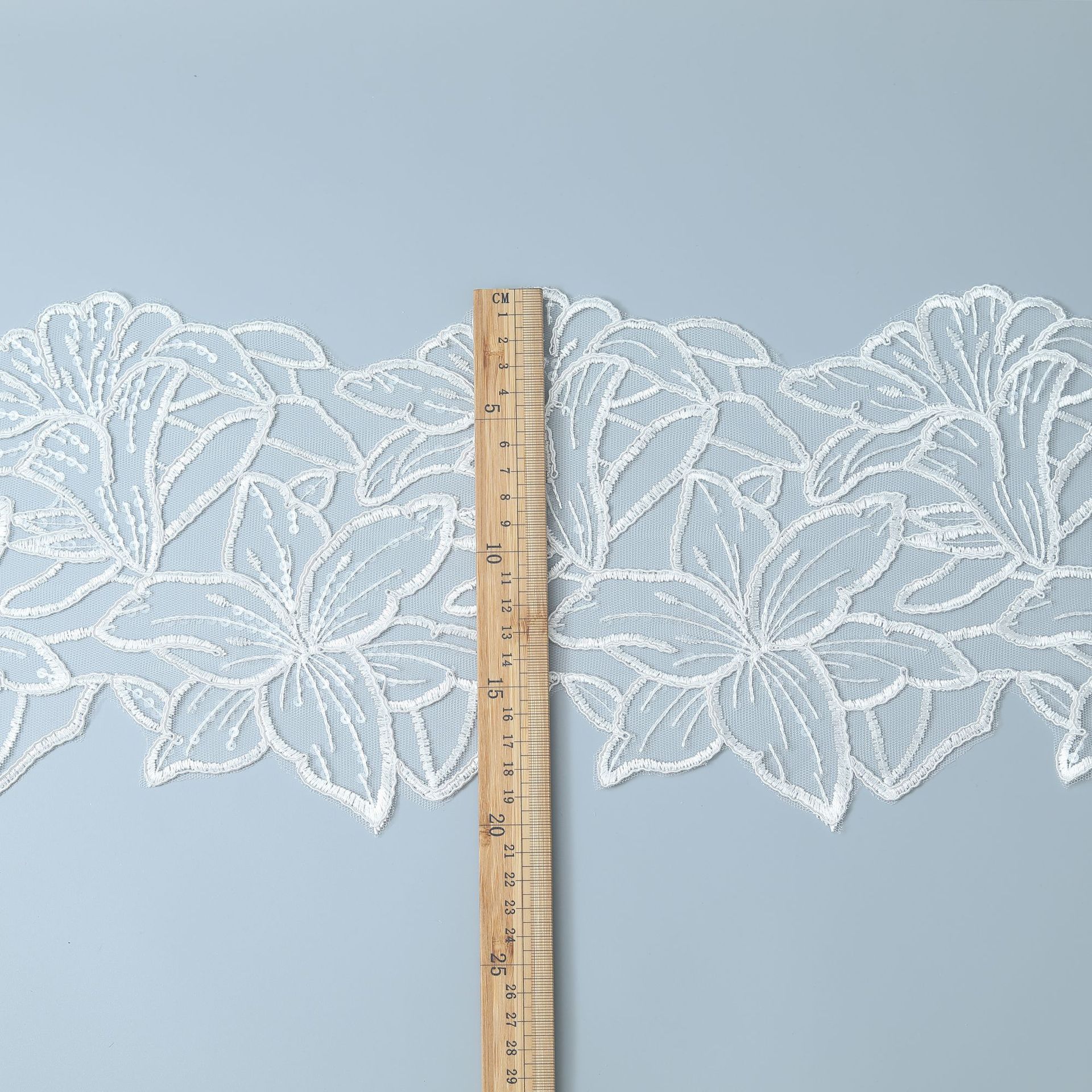 

Аксессуары для одежды Автомобильная кость Кружево Кружево Прозрачное Кружево с бисером Свадебное платье 20 см White/transparent film/20CM