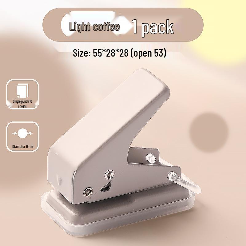 

Мини дырокол Kaba Bear на одно отверстие для бумаги формата А4, блокнотов и проектов ручной работы