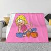 Lizzie Mcguire Hot Sale Printing High Qiality Warm Flannel Blanket Lizzie Mcguire Lizzie Alter Ego Lizzie Cute Cartoon Lizzie