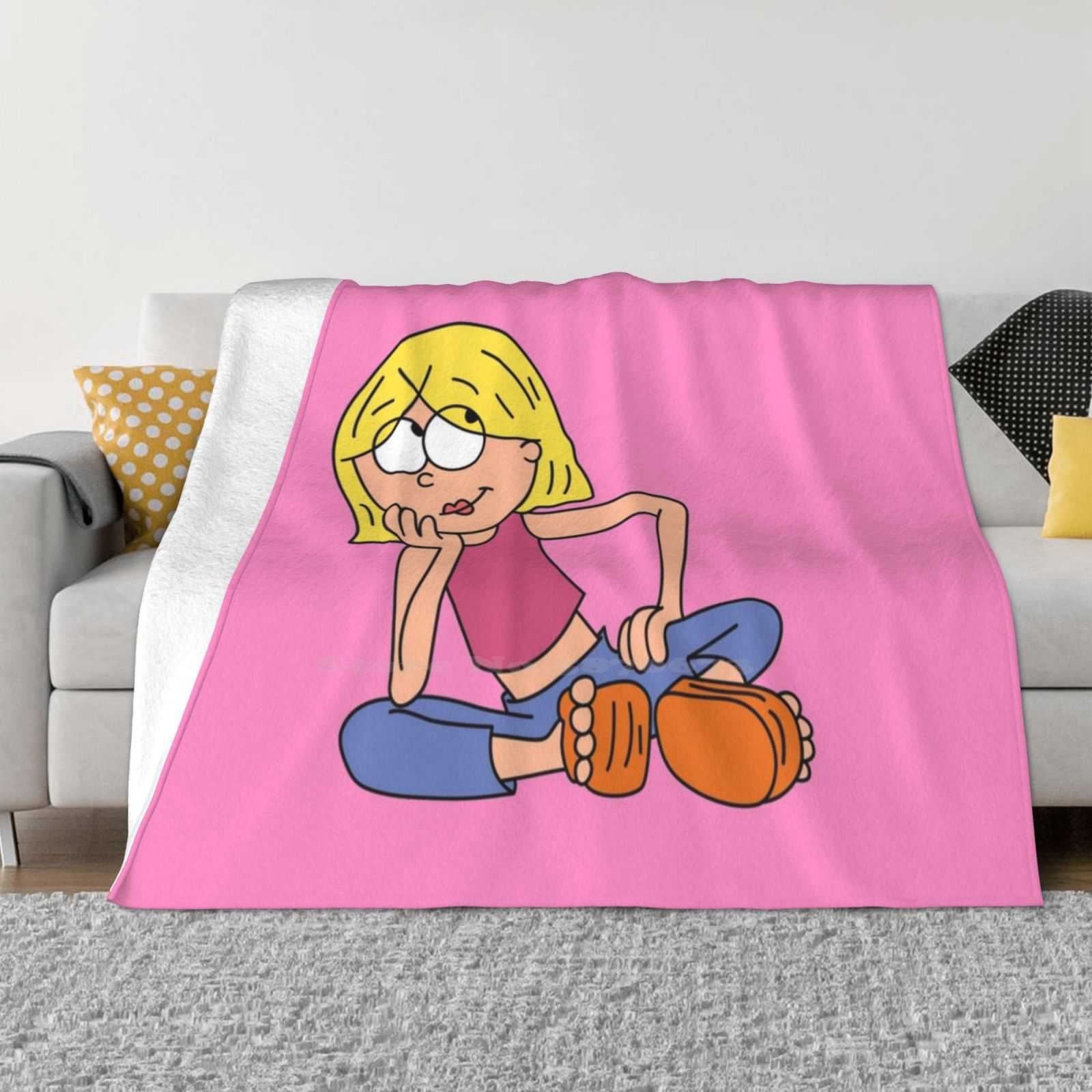 Лиззи Магуайр Горячая Распродажа Печать Высокое Качество Теплое Фланелевое Одеяло Лиззи Магуайр Лиззи Альтер Эго Лиззи Милый Мультфильм Лиззи 30x40in