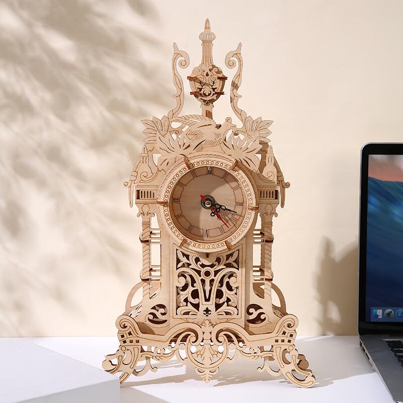 Handmade Wooden Clock Tower 3D Puzzle