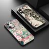 White Tiger Japan Art Painting Pattern Phone Case For Redmi Note 14 13 12 11 Pro Plus S 5G 14C A3 Soft Black Phone Cover