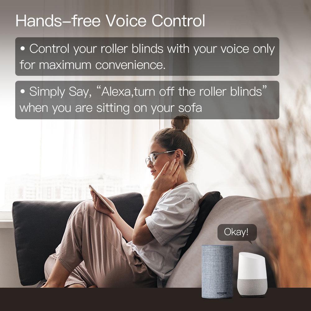 Graffiti Smart WiFi Curtain Switch with Remote Timer & Alexa Compatibility