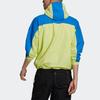 Adidas Originals Mishmash Adventure Series Color Block Hooded Zip Sports Jacket Men Jackets Half-Frozen-Yellow GN2335