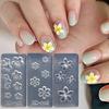 Nagelkunst Silikonformen Blumenformen Maniküre Schablone Formen Blumen Nagelkunst Dekorationen