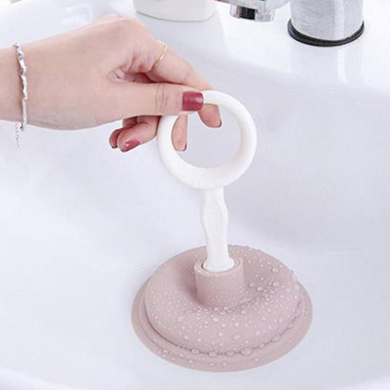 Powerful Suction Cup Small Plunger Portable Unclogger Tool Bathroom Drain Cleaners Remover for Sinks, Bathtubs, Showers