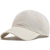 Modische Gestreifte Baseballkappe Für Männer Frauen Sommer Schirmmütze Dünn Atmungsaktiv Vintage Beige Schirm Freizeit Weiche Papa Mütze Snapback