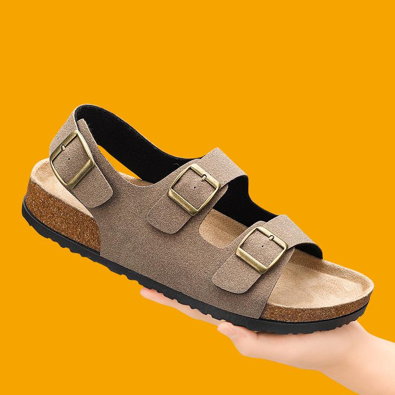 Men's Non-Slip Summer Sandals - Wear-Resistant Driving & Beach Slippers for Outdoor Sports