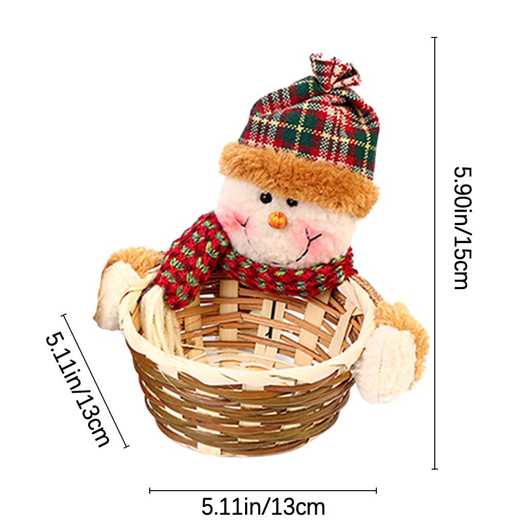 Christmas Candy Storage Basket Decoration  Storage Basket Gift Small
